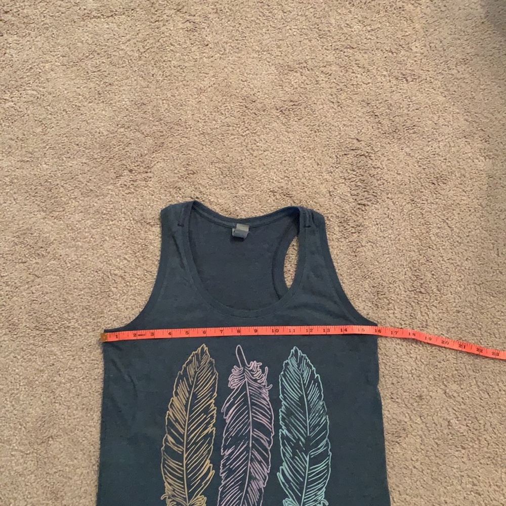 🪶 Instant Message Racerback Tank Top Size S 🪶 - Picture 14 of 16